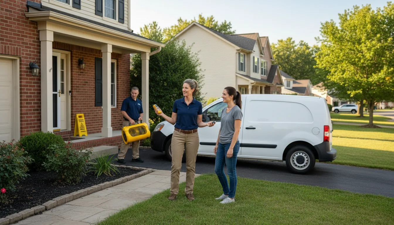 Water restoration image for Home Water Damage Repair in Mckenna, WA
